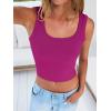 imageANRABESS Tank Tops for Women Scoop Neck Crop Sleeveless Top Summer Going Out Basic Tee Cute Ribbed Slim Shirts Clothes 2026Purple Red