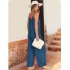 imageANRABESS Women Jumpsuits 2026 Casual Sleeveless Spaghetti Strap Boho Wide Leg Rompers Summer Outfits Beach Vacation ClothesBlue