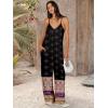 imageANRABESS Women Jumpsuits 2026 Casual Sleeveless Spaghetti Strap Boho Wide Leg Rompers Summer Outfits Beach Vacation ClothesFloral Black