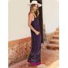 imageANRABESS Women Jumpsuits 2026 Casual Sleeveless Spaghetti Strap Boho Wide Leg Rompers Summer Outfits Beach Vacation ClothesFloral Purple