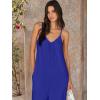 imageANRABESS Women Jumpsuits 2026 Casual Sleeveless Spaghetti Strap Boho Wide Leg Rompers Summer Outfits Beach Vacation ClothesRoyal Blue