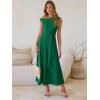 imageANRABESS Women One Off Shoulder Wedding Guest Formal Dress Sleeveless Flowy Spring Summer Cocktail Evening Maxi Dresses 2026Deep Green