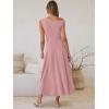 imageANRABESS Women One Off Shoulder Wedding Guest Formal Dress Sleeveless Flowy Spring Summer Cocktail Evening Maxi Dresses 2026Light Pink