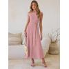 imageANRABESS Women One Off Shoulder Wedding Guest Formal Dress Sleeveless Flowy Spring Summer Cocktail Evening Maxi Dresses 2026Light Pink