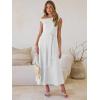 imageANRABESS Women One Off Shoulder Wedding Guest Formal Dress Sleeveless Flowy Spring Summer Cocktail Evening Maxi Dresses 2026White