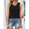 imageANRABESS Women Sleeveless Tank Top 2026 Summer Casual Loose Fit Eyelet Flowy Shirts 2026 Beach Vacation ClothesBlack