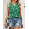 imageANRABESS Women Sleeveless Tank Top 2026 Summer Casual Loose Fit Eyelet Flowy Shirts 2026 Beach Vacation ClothesGreen White Floral