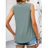 imageANRABESS Women Sleeveless Tank Top 2026 Summer Casual Loose Fit Eyelet Flowy Shirts 2026 Beach Vacation ClothesGrey Green