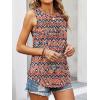 imageANRABESS Women Sleeveless Tank Top 2026 Summer Casual Loose Fit Eyelet Flowy Shirts 2026 Beach Vacation ClothesOrange Blue Diamonds