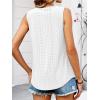 imageANRABESS Women Sleeveless Tank Top 2026 Summer Casual Loose Fit Eyelet Flowy Shirts 2026 Beach Vacation ClothesWhite