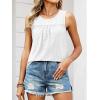 imageANRABESS Women Sleeveless Tank Top 2026 Summer Casual Loose Fit Eyelet Flowy Shirts 2026 Beach Vacation ClothesWhite
