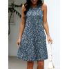 imageANRABESS Women Summer Dress Built in Bra 2026 Casual Sleeveless Beach Sundress Flowy Tank Mini Short Dresses with PocketsBlue White Green Floral