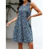 imageANRABESS Women Summer Dress Built in Bra 2026 Casual Sleeveless Beach Sundress Flowy Tank Mini Short Dresses with PocketsBlue White Green Floral