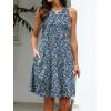 imageANRABESS Women Summer Dress Built in Bra 2026 Casual Sleeveless Beach Sundress Flowy Tank Mini Short Dresses with PocketsBlue White Green Floral
