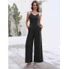 imageANRABESS Women V Neck Spaghetti Strap Wide Leg Dressy Jumpsuits 2026 Summer Casual One Piece Jumper Romper Outfits amp PocketsBlack