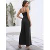 imageANRABESS Women V Neck Spaghetti Strap Wide Leg Dressy Jumpsuits 2026 Summer Casual One Piece Jumper Romper Outfits amp PocketsBlack