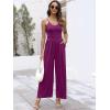imageANRABESS Women V Neck Spaghetti Strap Wide Leg Dressy Jumpsuits 2026 Summer Casual One Piece Jumper Romper Outfits amp PocketsDark Purple