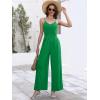 imageANRABESS Women V Neck Spaghetti Strap Wide Leg Dressy Jumpsuits 2026 Summer Casual One Piece Jumper Romper Outfits amp PocketsGrass Green