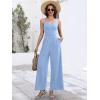 imageANRABESS Women V Neck Spaghetti Strap Wide Leg Dressy Jumpsuits 2026 Summer Casual One Piece Jumper Romper Outfits amp PocketsLight Blue