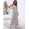imageANRABESS Women V Neck Spaghetti Strap Wide Leg Dressy Jumpsuits 2026 Summer Casual One Piece Jumper Romper Outfits amp PocketsLight Grey