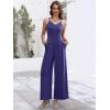 imageANRABESS Women V Neck Spaghetti Strap Wide Leg Dressy Jumpsuits 2026 Summer Casual One Piece Jumper Romper Outfits amp PocketsNavy Blue