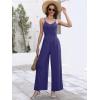 imageANRABESS Women V Neck Spaghetti Strap Wide Leg Dressy Jumpsuits 2026 Summer Casual One Piece Jumper Romper Outfits amp PocketsNavy Blue