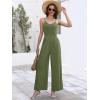 imageANRABESS Women V Neck Spaghetti Strap Wide Leg Dressy Jumpsuits 2026 Summer Casual One Piece Jumper Romper Outfits amp PocketsOlive Green