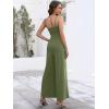 imageANRABESS Women V Neck Spaghetti Strap Wide Leg Dressy Jumpsuits 2026 Summer Casual One Piece Jumper Romper Outfits amp PocketsOlive Green