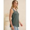 imageANRABESS Women Waffle Knit Tank Tops Sleeveless Scoop Neck Flowy Casual Tunic Shirts 2026 Summer Beach Vacation ClothesArmy Green