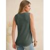 imageANRABESS Women Waffle Knit Tank Tops Sleeveless Scoop Neck Flowy Casual Tunic Shirts 2026 Summer Beach Vacation ClothesArmy Green