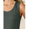 imageANRABESS Women Waffle Knit Tank Tops Sleeveless Scoop Neck Flowy Casual Tunic Shirts 2026 Summer Beach Vacation ClothesArmy Green