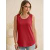 imageANRABESS Women Waffle Knit Tank Tops Sleeveless Scoop Neck Flowy Casual Tunic Shirts 2026 Summer Beach Vacation ClothesBright Red