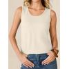 imageANRABESS Women Waffle Knit Tank Tops Sleeveless Scoop Neck Flowy Casual Tunic Shirts 2026 Summer Beach Vacation ClothesParchment