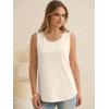 imageANRABESS Women Waffle Knit Tank Tops Sleeveless Scoop Neck Flowy Casual Tunic Shirts 2026 Summer Beach Vacation ClothesParchment