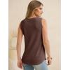 imageANRABESS Women Waffle Knit Tank Tops Sleeveless Scoop Neck Flowy Casual Tunic Shirts 2026 Summer Beach Vacation ClothesRed Brown