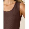 imageANRABESS Women Waffle Knit Tank Tops Sleeveless Scoop Neck Flowy Casual Tunic Shirts 2026 Summer Beach Vacation ClothesRed Brown