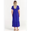 imageANRABESS Womens 2026 Summer Casual Maxi Dress A line Tiered Flowy Short Sleeve Crewneck T Shirt Beach Travel Long DressesRoyal Blue