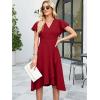 imageANRABESS Womens Cocktail Dress Semi Formal Wedding Guest Wrap Midi Dresses Summer Western A Line High Low Ruffled DressRed