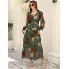 imageANRABESS Womens Floral Long Sleeve Maxi Dress V Neck Chiffon Flowy Boho ALine 2026 Spring Wedding Guest Party Wrap DressesRed Yellow Rose