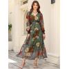 imageANRABESS Womens Floral Long Sleeve Maxi Dress V Neck Chiffon Flowy Boho ALine 2026 Spring Wedding Guest Party Wrap DressesRed Yellow Rose