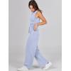 imageANRABESS Womens Jumpsuits 2026 Spring Fall Thick Casual Romper Sleeveless Wide Leg Pants One Piece Outfits Vacation ClothesSky Blue