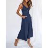 imageANRABESS Womens Jumpsuits Summer Linen Wide Leg Sleeveless V Neck Casual Dressy Rompers Pants 2026 Spring Vacation OutfitsBlue