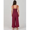 imageANRABESS Womens Jumpsuits Summer Linen Wide Leg Sleeveless V Neck Casual Dressy Rompers Pants 2026 Spring Vacation OutfitsFuchsia