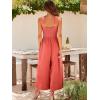 imageANRABESS Womens Jumpsuits Summer Linen Wide Leg Sleeveless V Neck Casual Dressy Rompers Pants 2026 Spring Vacation OutfitsPeach