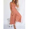 imageANRABESS Womens Jumpsuits Summer Linen Wide Leg Sleeveless V Neck Casual Dressy Rompers Pants 2026 Spring Vacation OutfitsPink