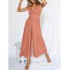 imageANRABESS Womens Jumpsuits Summer Linen Wide Leg Sleeveless V Neck Casual Dressy Rompers Pants 2026 Spring Vacation OutfitsPink