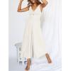 imageANRABESS Womens Jumpsuits Summer Linen Wide Leg Sleeveless V Neck Casual Dressy Rompers Pants 2026 Spring Vacation OutfitsWhite