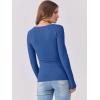 imageANRABESS Womens Long Sleeve Shirts Scoop Neck Ribbed Knit Slim Fitted Tops Casual Basic Tee 2025 Fall Fashion Outfits ClothesBlue