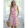 imageANRABESS Womens Mini Dresses Sleeveless V Neck Tiered Swing Going Out Beach Vacation Sundress 2026 Summer Casual OutfitsMulticolor Floral