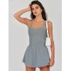 imageANRABESS Womens Mini Tennis Dresses Skort Summer Sleeveless One Piece Workout Romper Dress with Shorts Athletic 2026 OutfitGrey